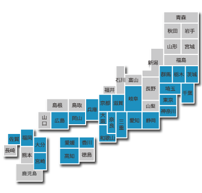 本州・四国・九州エリア